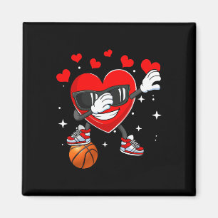 Heart Dab Dance With Bysketbyll Byll Valentines Da Magnet