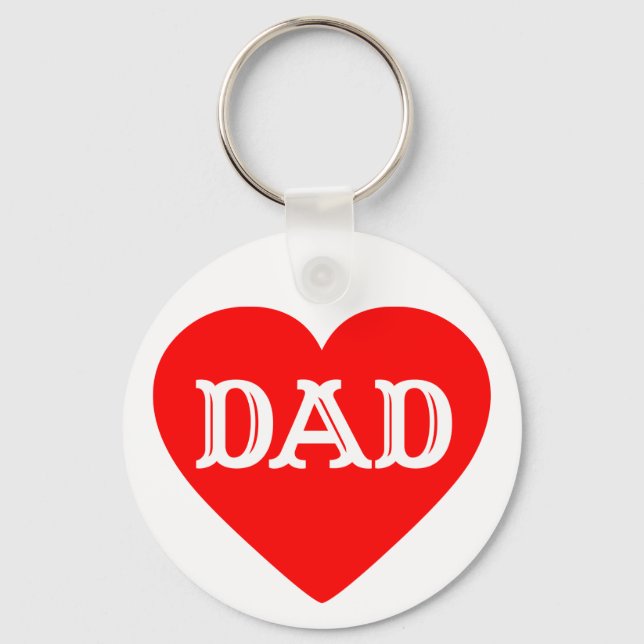HEART DAD KEYCHAIN (Front)