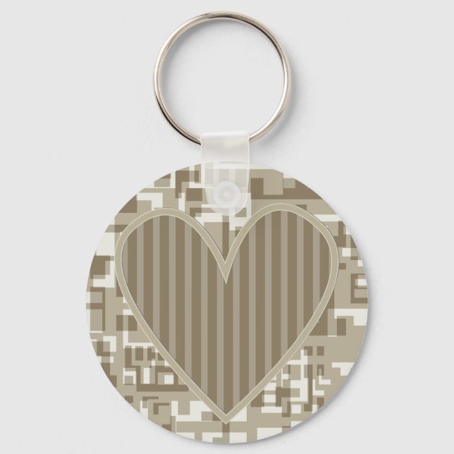 Heart Design Keychain (Front)