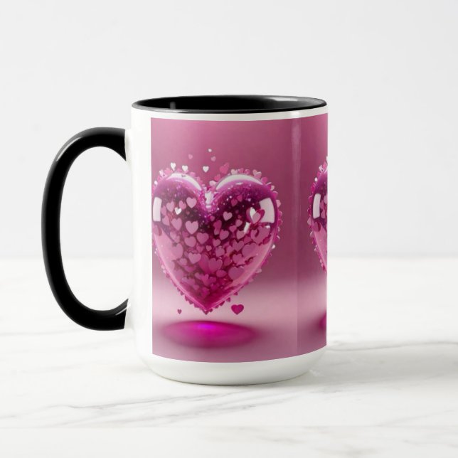 Heart Design Mug (Left)