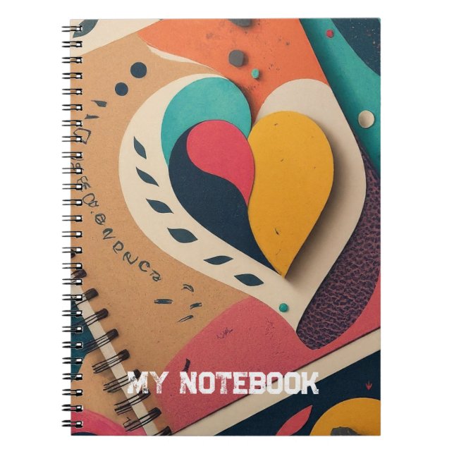Heart-Designed  Notebook (Front)