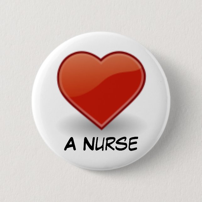 Heart Designs 2 Inch Round Button (Front)