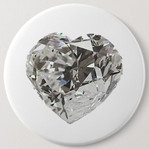 Heart Diamond Button
