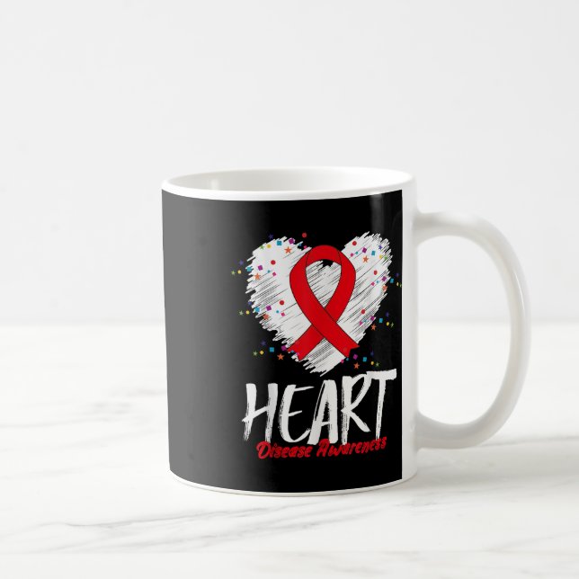 Heart Disease Awareness _2  Coffee Mug (Right)