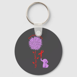 Heart Disease Awareness Faith Hope Fight Love Card Keychain