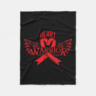 Heart Disease Awareness Fleece Blanket
