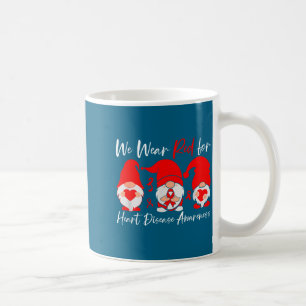 Heart Disease Awareness Gnome  Coffee Mug