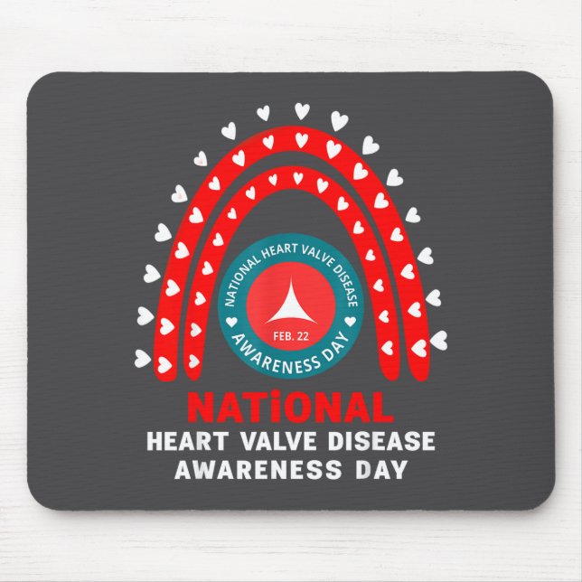 Heart Disease Awareness - Heart Valve Disease Awar Mouse Pad (Front)