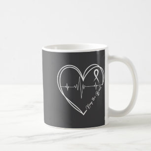 Heart Disease Awareness Heartbeat Chd Wear Red Hea Coffee Mug