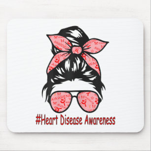 Heart Disease Awareness I Wear Red To Warrior Hear Mouse Pad