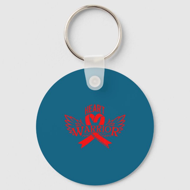 Heart Disease Awareness  Keychain (Front)