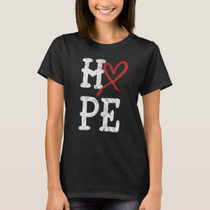 Heart Disease Awareness Month Hope Vintage Heart H T-Shirt