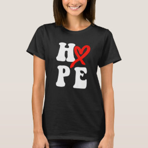 Heart Disease Awareness Month Hope Vintage Heart H T-Shirt