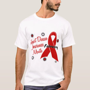Heart Disease Awareness Month Ribbon 1.1 T-Shirt