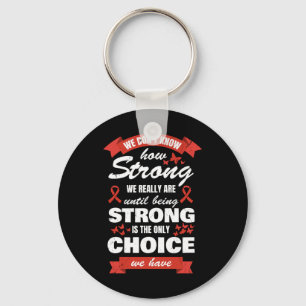 Heart Disease Awareness Month Strong Heart Health  Keychain