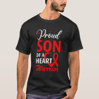 Heart Disease Awareness Proud Son of a Heart Warri