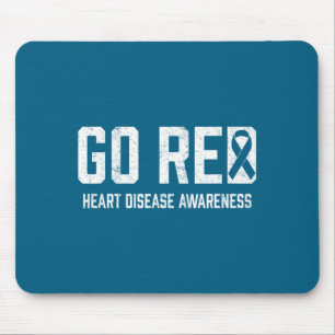 Heart Disease Awareness Shirt Go Red Heart Disease Mouse Pad