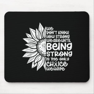 Heart Disease Awareness Warrior Survivor Supporter Mouse Pad
