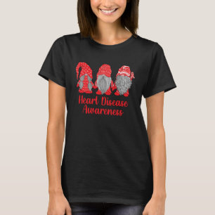 Heart Disease Awareness Wear Red In February Famil T-Shirt