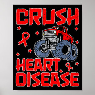 Heart Disease Chd Awareness Month Kids Boys Girls  Poster