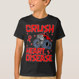 Heart Disease Chd Awareness Month Kids Boys Girls  T-Shirt