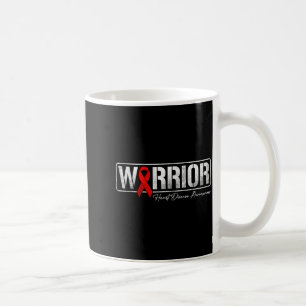 Heart Disease Warrior Heart Disease Awareness For Coffee Mug