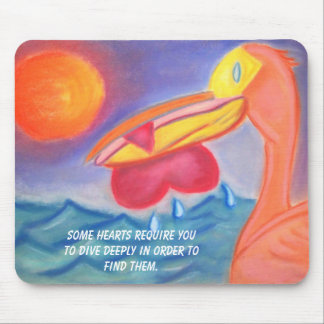 Heart Dive Deeply mousepad