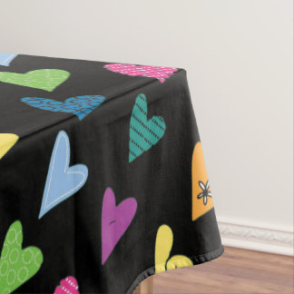 Heart Doodles Tablecloth