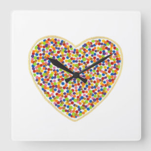Heart Dots Wall Clock