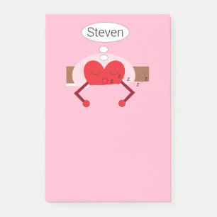 Heart Dreams Shades of Pink Post-it Notes