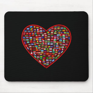 Heart Earth Day Mouse Pad
