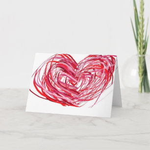 Heart Engagement Card
