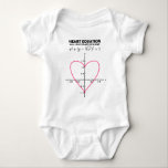 heart equation: mathematics baby bodysuit<br><div class="desc">heart equation: mathematics</div>