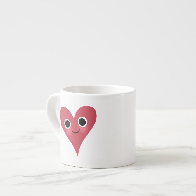 Heart Espresso Mug (Front Left)