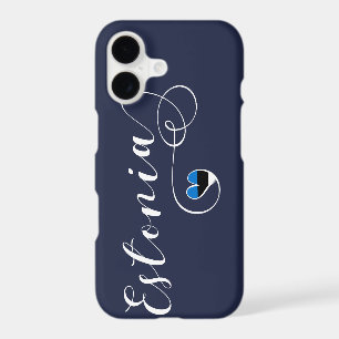 Heart Estonia Mobile Phone Case, Estonian