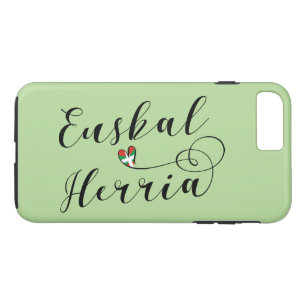Heart Euskal Herria Mobile Phone Case, Basque iPhone 8 Plus/7 Plus Case