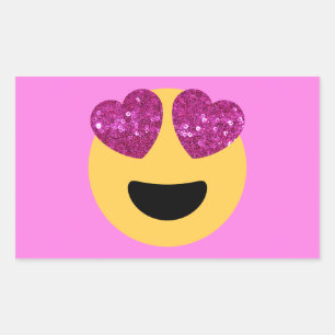 heart eye emoji sticker
