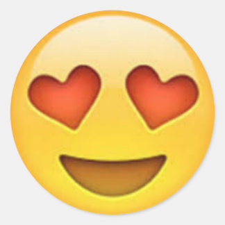 Heart eyes Emoji sticker