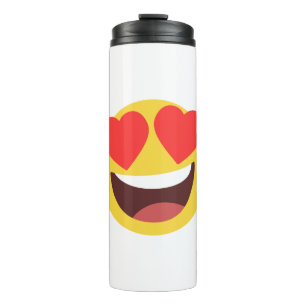 Heart Eyes Emoji Thermal Tumbler
