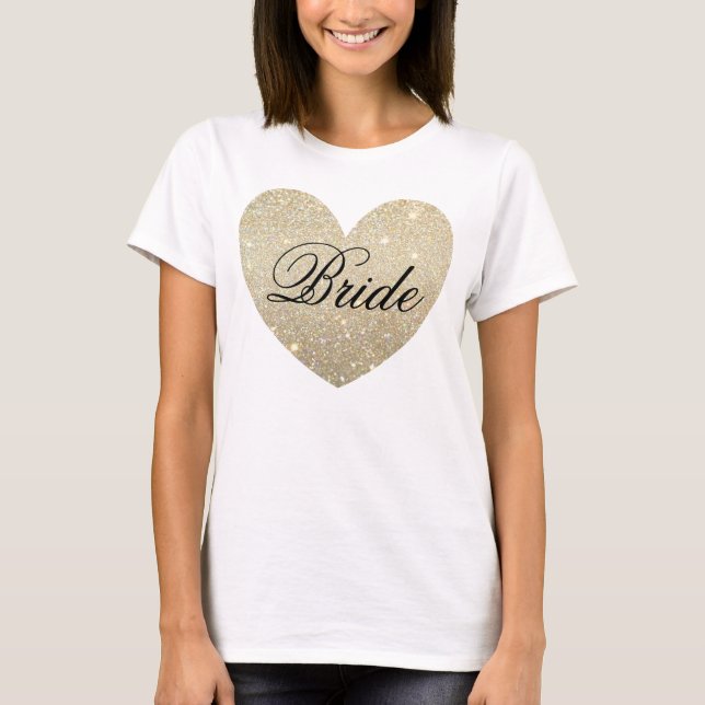 Heart Fab Bride T-Shirt (Front)