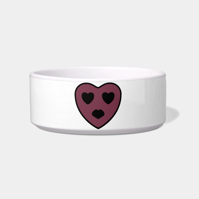 Heart Face Pout Bowl (Front)