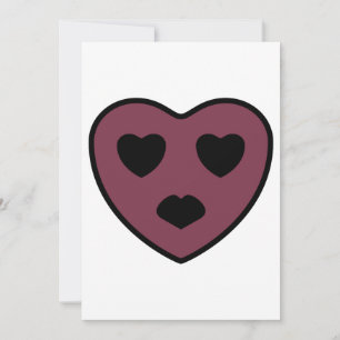 Heart Face Pout Holiday Card