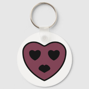 Heart Face Pout Keychain