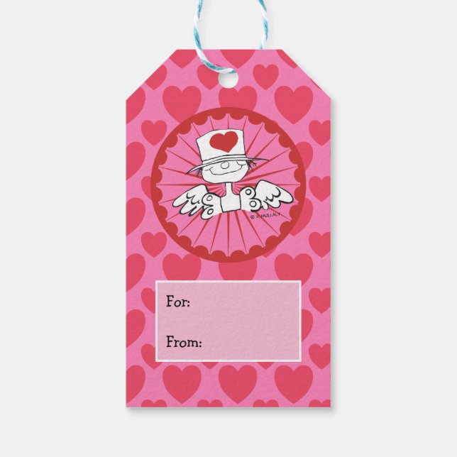 "Heart Fairy"© Birthday Gift Tag (Back)