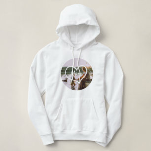 Heart Family Photo Script Custom Gift Hoodie
