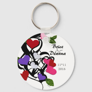 Heart Felt Wedding Favour Keychain
