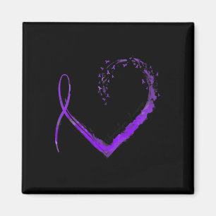 Heart Fibromyalgia Awareness  Magnet