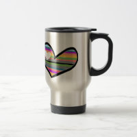 heart filled with colorful stripes