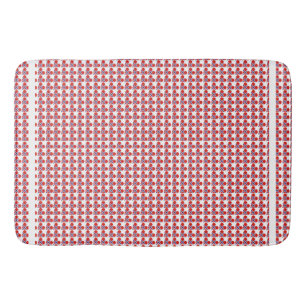 Heart Flag Norwegian Bath Mat
