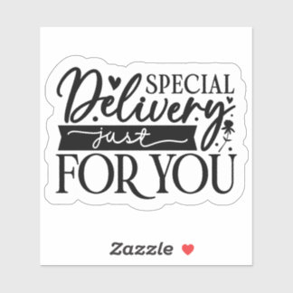 Heart & Floral Packaging Label for Small Businesse